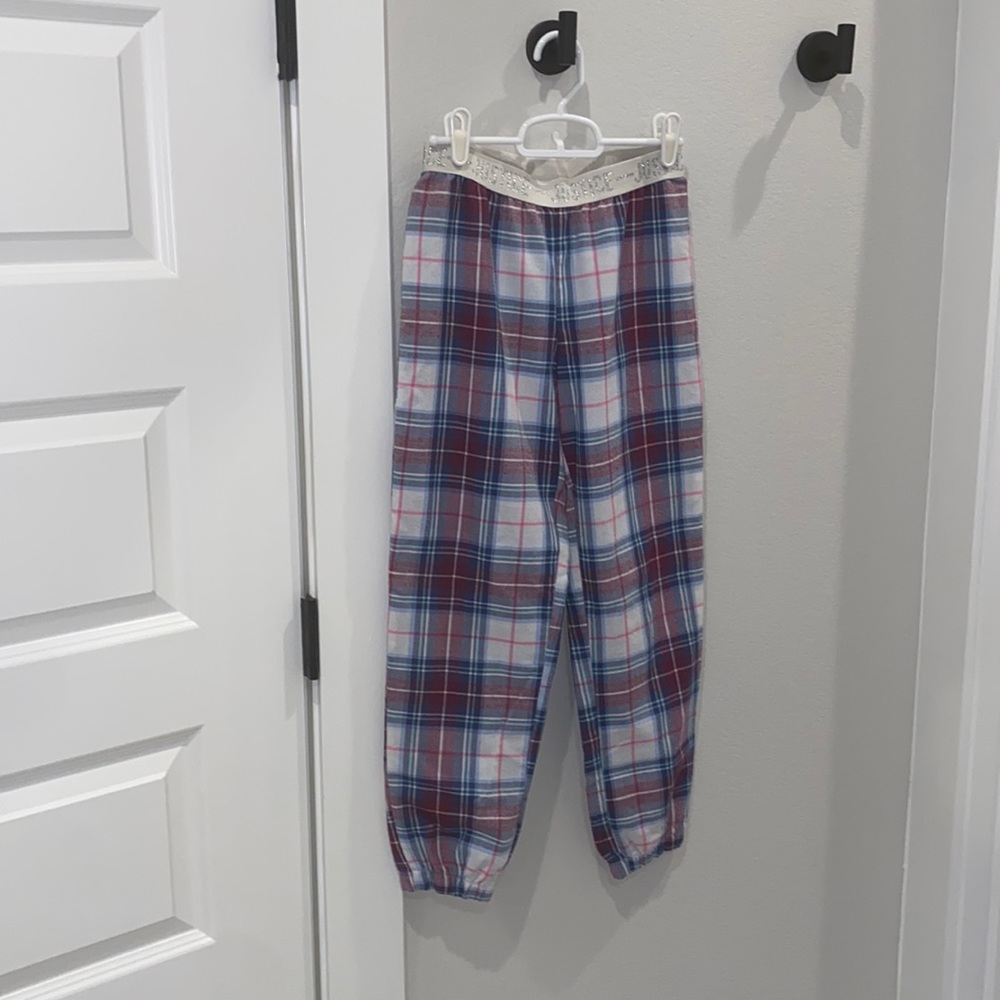 EUC Girls Justice Brand Size 12 Teen Tween Sleep Plaid Pajama Pants